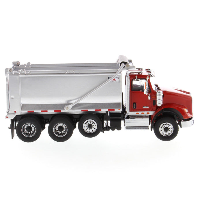 1:50 International HX620 SB OX Stampede Dump Truck - Red Cab, Transport Series, 71076
