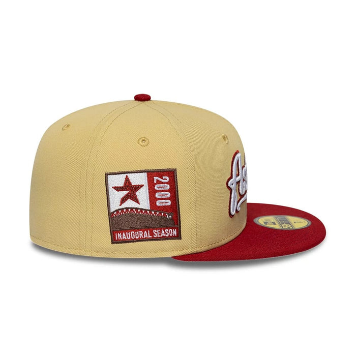 Pictured is this MLB Vegas Houston Astros 59FIFTY Fitted cap in gold. 7
