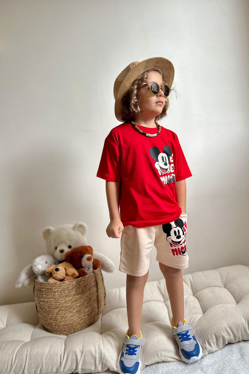 KOSTUM ME MICKEY MOUSE