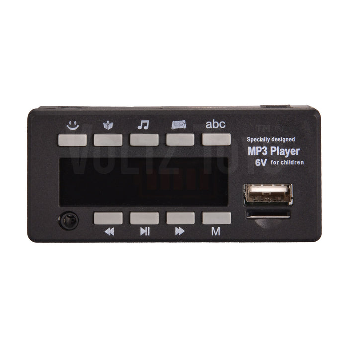 MP3 Media Player for 6V Ride-on Cars