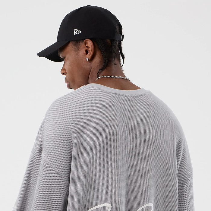 The Male model is wearing New Era Basic Grey T-Shirt 7