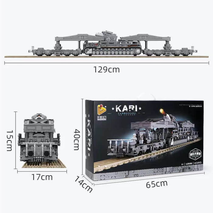 Panlos 628008 Karl Mortar 4158pcs Brick