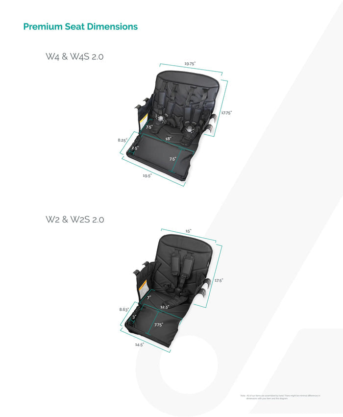 Premium Seat with Footrest W4, W4S 2.0 WonderFold