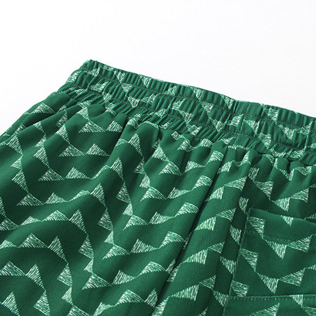 Rhude Letter Embroidered Hip Hop Casual Split Shorts