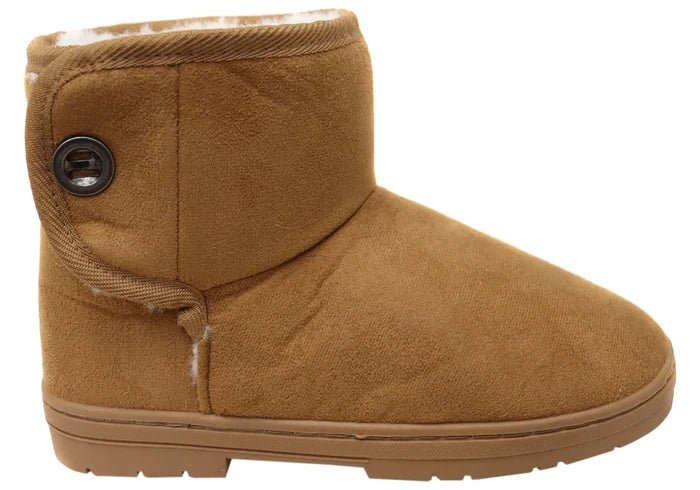 SCHOLL FLUFFY TAN