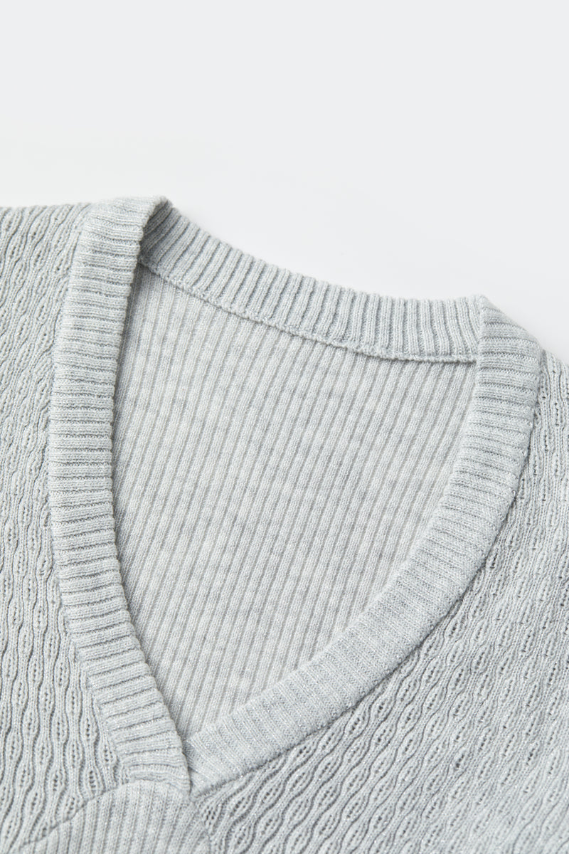 V neck slim fit sweater