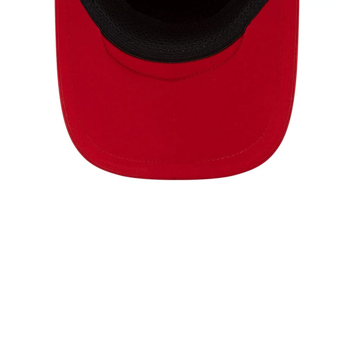 Pictured is this MLB Batting Practice 2026 Washington Nationals 9FORTY Apex cap in red. 7