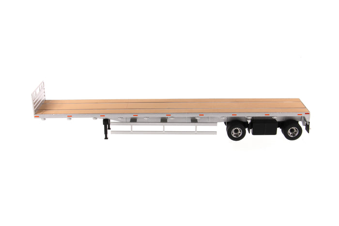 1:50 53' Flat bed trailer  - Silver, 91023