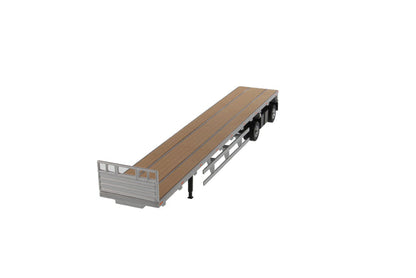 1:50 53' Flat bed trailer  - Silver, 91023