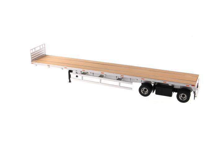 1:50 53' Flat bed trailer  - Silver, 91023