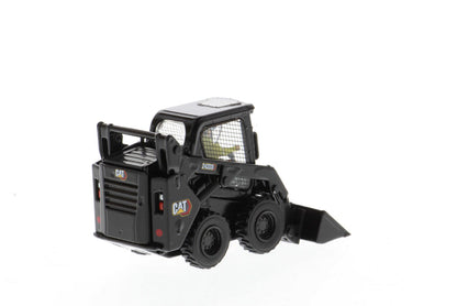 1:50 Cat® 242D3 Skid Steer Loader with Attachments & Special Black Paint, High Line Series, 85676BK