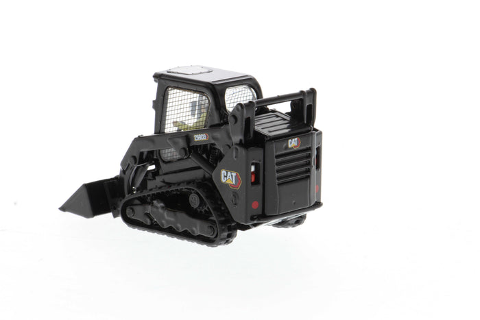 1:50 Cat® 259D3 Compact Track Loader with Attachments & Special Black Paint, High Line Series, 85677BK RETIRING SOON