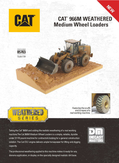 1:50 Cat® 966M Weathered Wheel Loader, Weathered Series, 85703