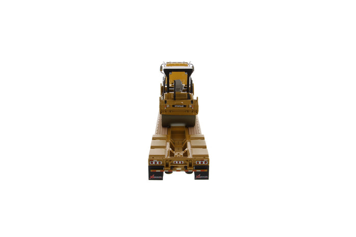 1:50 Cat® CT660 Day Cab Tractor & XL120 Low-Profile HDG Trailer with Cat® CB-534D XW Vibratory Asphalt Compactor, 85601C