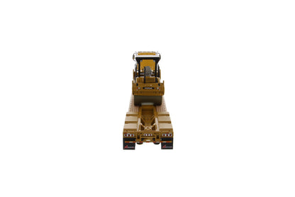 1:50 Cat® CT660 Day Cab Tractor & XL120 Low-Profile HDG Trailer with Cat® CB-534D XW Vibratory Asphalt Compactor, 85601C