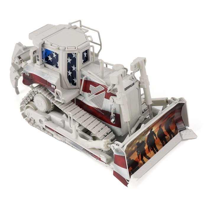 1:50 Caterpillar D8T Dozer with Special Patriotic Decoration CUSTOM FOR USA Brent Scarborough & Co, 85299BSC Limited Edition