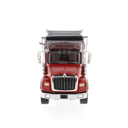 1:50 International HX620 SB OX Stampede Dump Truck - Red Cab, Transport Series, 71076