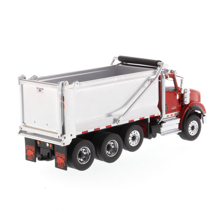 1:50 International HX620 SB OX Stampede Dump Truck - Red Cab, Transport Series, 71076