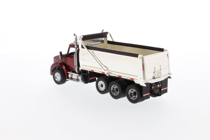 1:50 Kenworth T880 SBFA Dump-Truck  - Radiant red cab + Chrome plated dump body, 71059