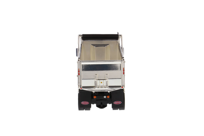 1:50 Peterbilt 567 SFFA Tandem with Pusher Axle Dump Truck, Legendary Blue Cab, 71073