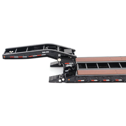1:50 Trail King TK120 Hydraulic Detachable Gooseneck Lowboy Trailer (Black Regular version), Transport Series, 71136