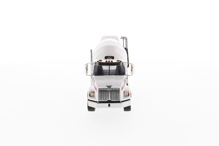 1:50 Western Star 4700 SB Concrete Mixer   - White cab + White mixer drum, 71035