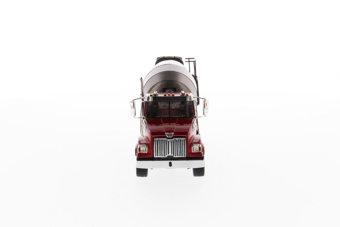 1:50 Western Star 4700 SF Concrete Mixer   - Metallic red cab + Gun metal dump, 71033