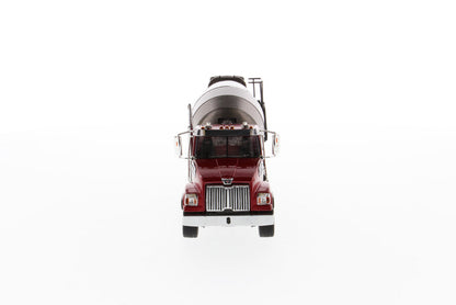 1:50 Western Star 4700 SF Concrete Mixer   - Metallic red cab + Gun metal dump, 71033