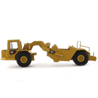 1:64 Cat Wheel Tractor 611 Scraper, Metal Construction Series, 85695