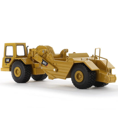 1:64 Cat Wheel Tractor 611 Scraper, Metal Construction Series, 85695