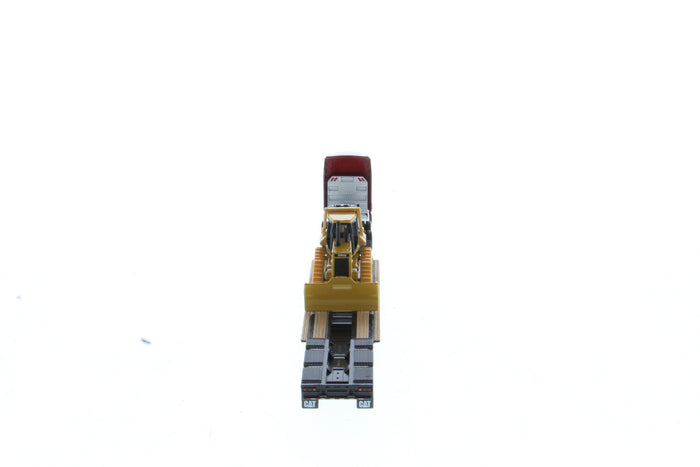 1:87 Peterbilt Model 579 UltraLoft Tandem Tractor with Lowboy Trailer and Cat D5M Dozer, 84419