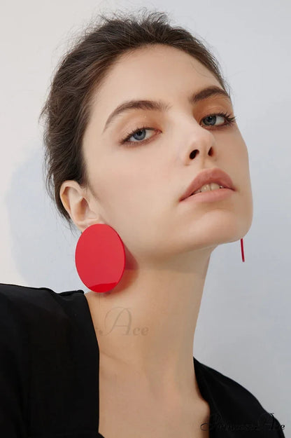 Acrylic Ring Earrings | Dress In Beauty