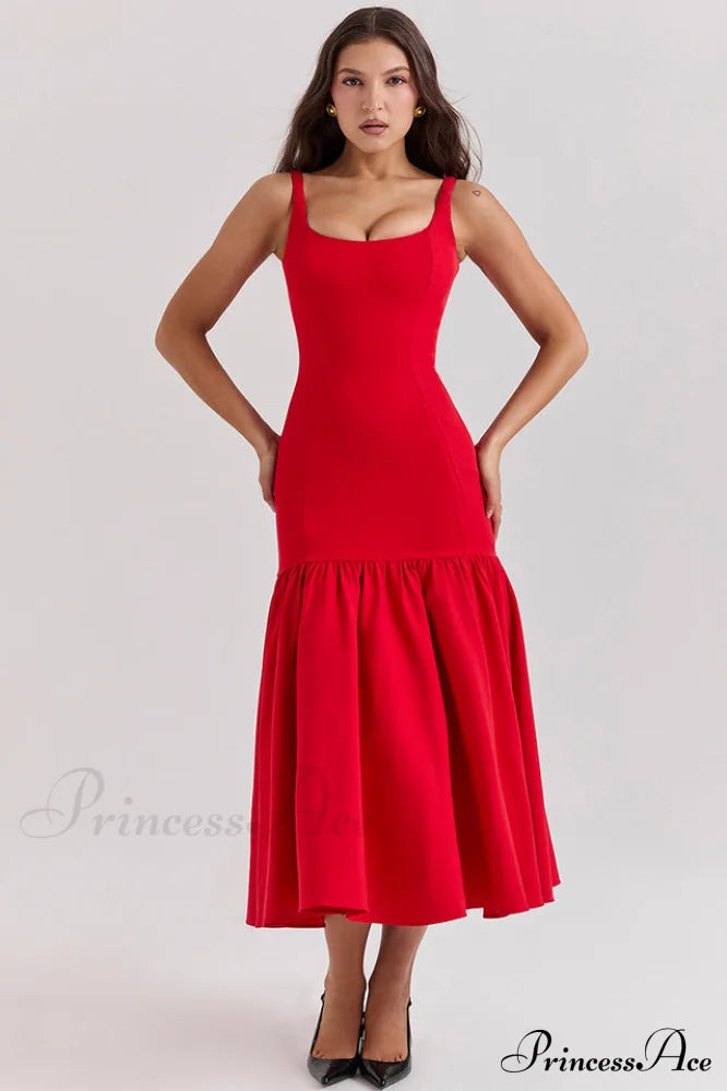 Amore Dropped Waist Midi Dress | Dress In Beauty