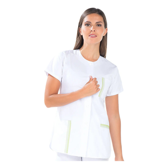 Twill White / Green / T0 - XS
