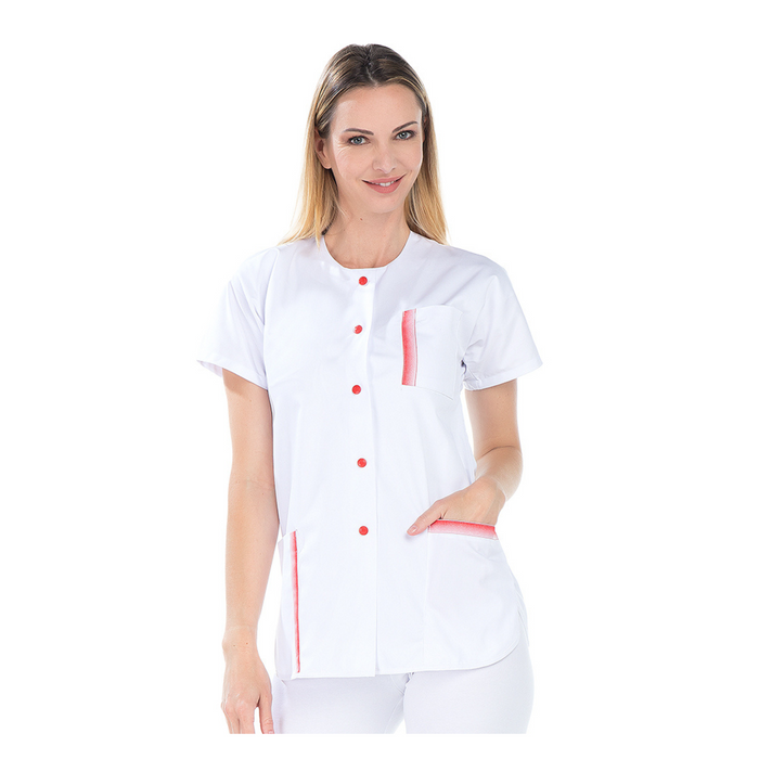 Twill White / Red / T0 - XS
