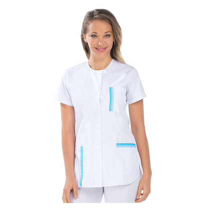 Twill White / Blue / T0 - XS