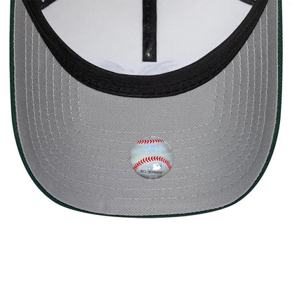 Pictured is this MLB Cooperstown Athletics 9FORTY A-Frame cap in white & grey. 2