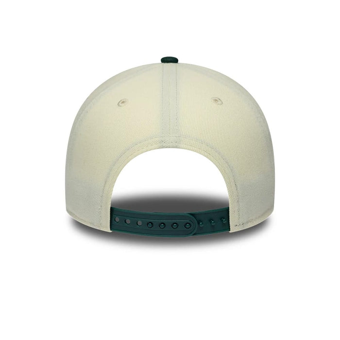 Pictured is this MLB Cooperstown Athletics 9FORTY A-Frame cap in white & grey. 7