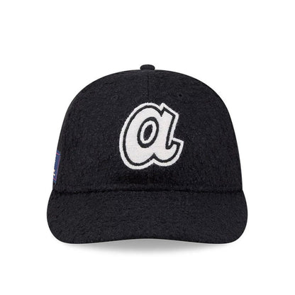 Pictured is this MLB X Moon Atlanta Braves Retro Crown 9FIFTY cap in navy. 3