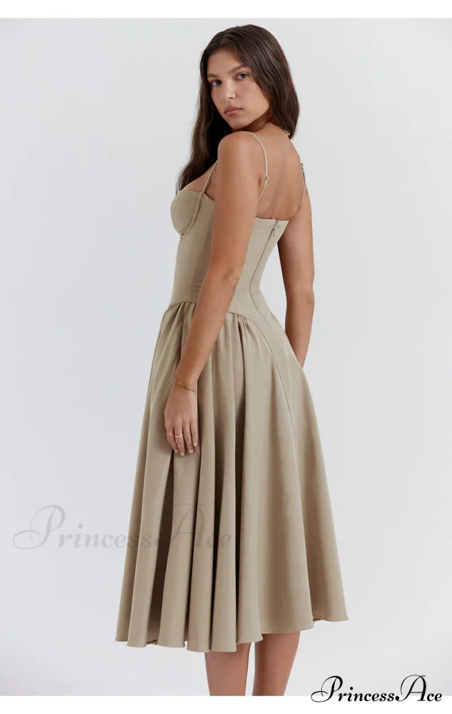Aurora Midi/Maxi Stylish Bustier Corset Dress