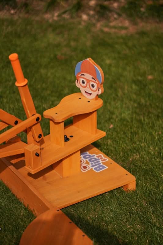 Avenlur | Blippi Excavator Ride-On Toy – Interactive Construction Fun for Kids