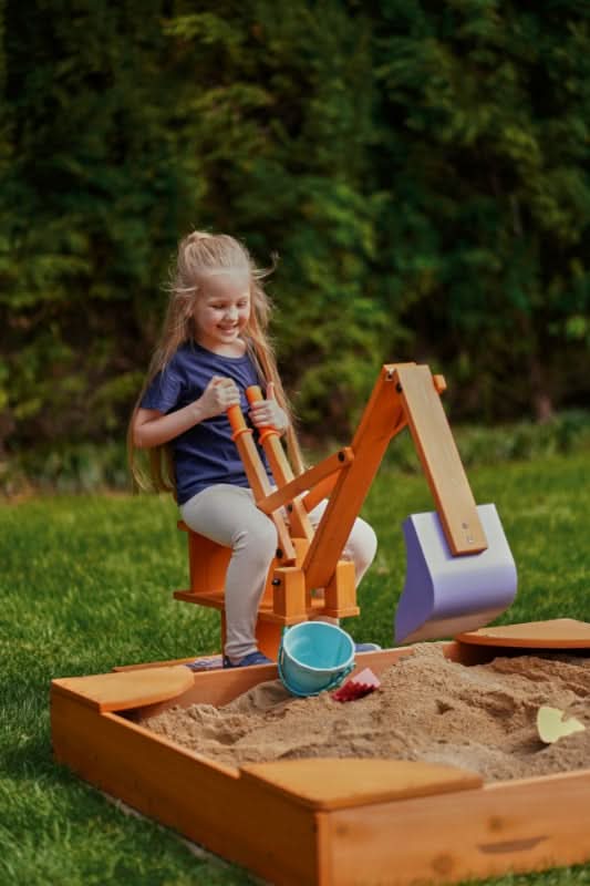 Avenlur | Blippi Excavator Ride-On Toy – Interactive Construction Fun for Kids