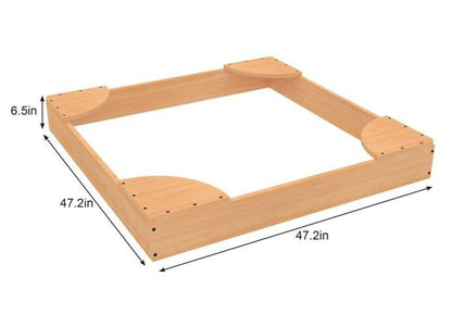 Avenlur | Wooden Sandbox – Durable Outdoor Play Area, Perfect for Excavator
