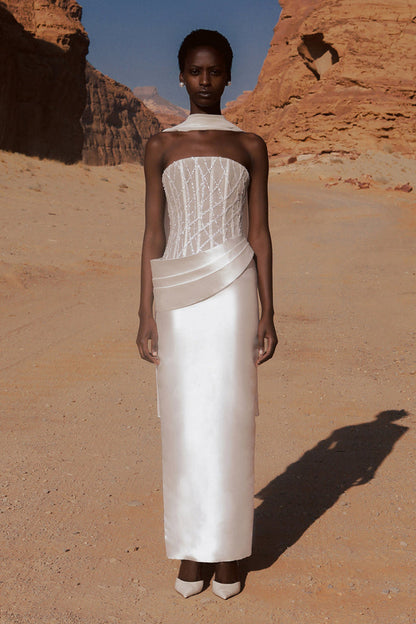 Azzura Gown - White - SHOPJAUS - JAUS