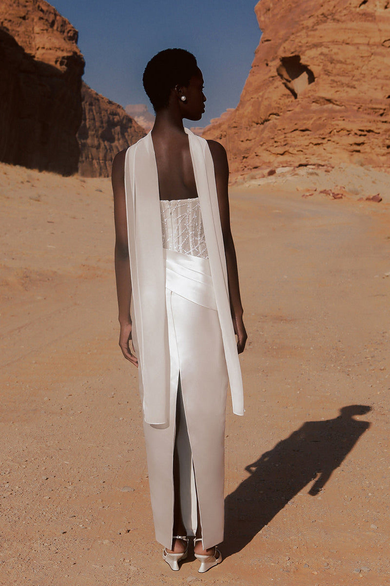 Azzura Gown - White - SHOPJAUS - JAUS