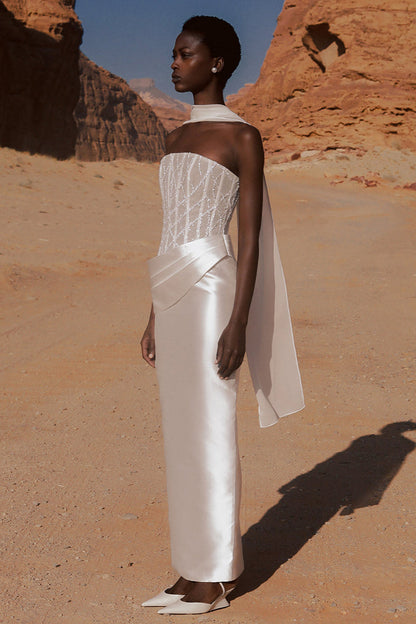 Azzura Gown - White - SHOPJAUS - JAUS