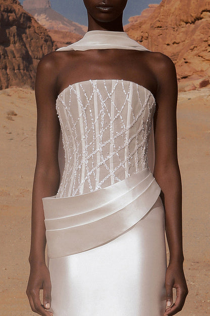 Azzura Gown - White - SHOPJAUS - JAUS
