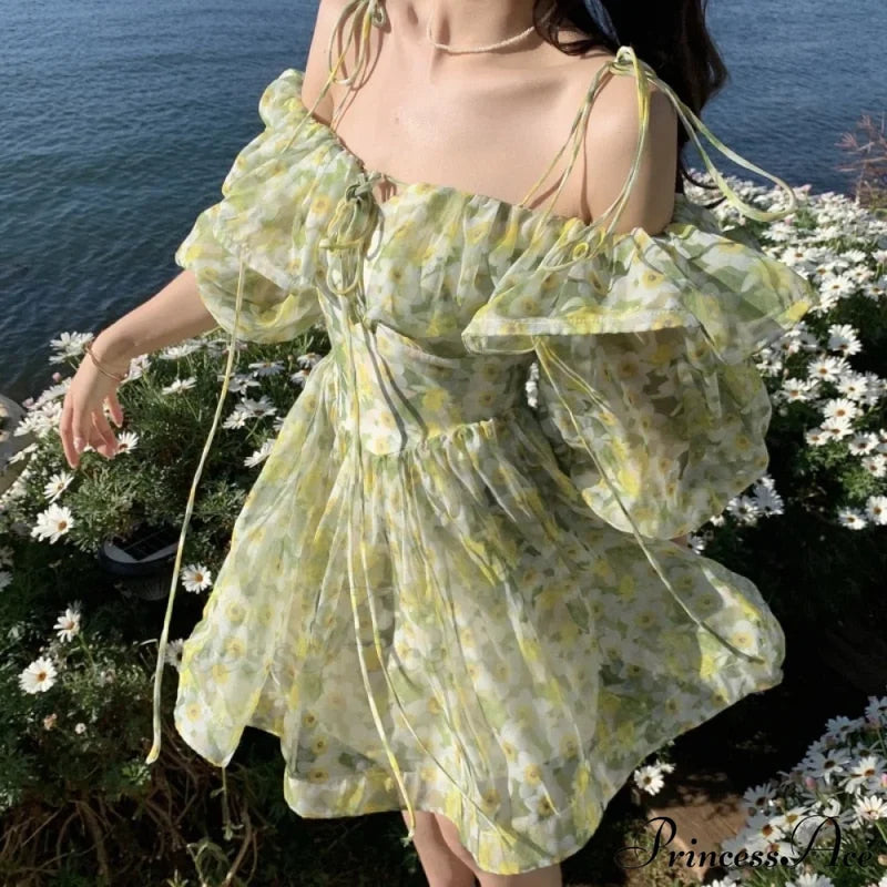 Beach Outfits Floral Trendy Fairy Boho Dresses