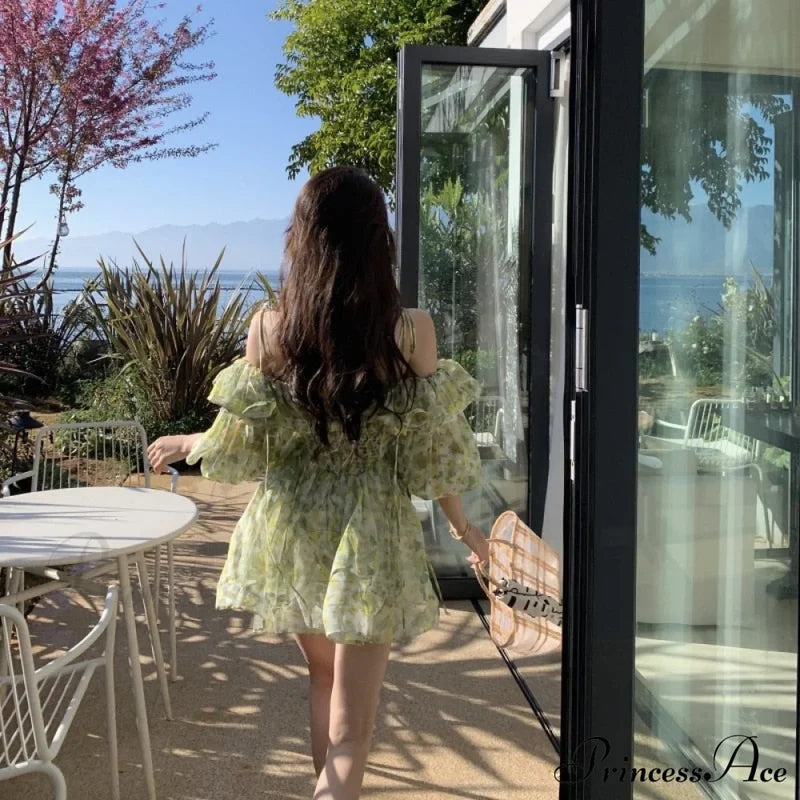 Beach Outfits Floral Trendy Fairy Boho Dresses