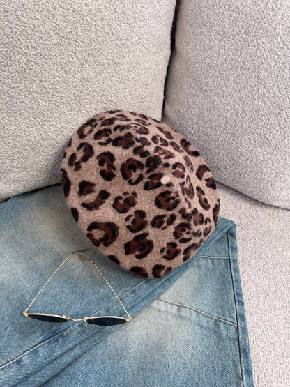 BERET LEOPARD